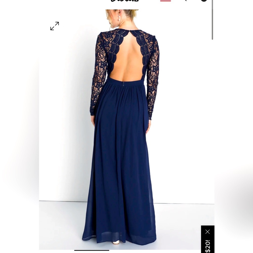 Formal Navy Blue Dress